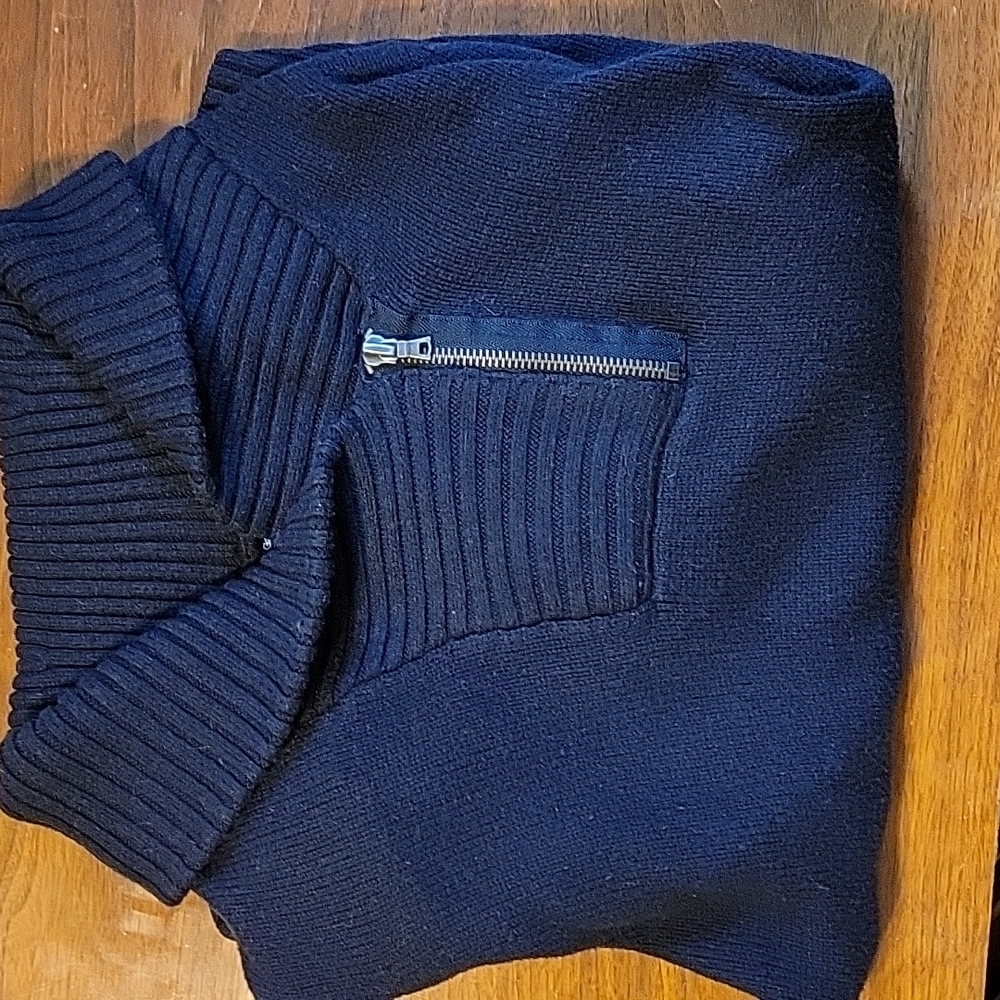 Navy blue sweater
